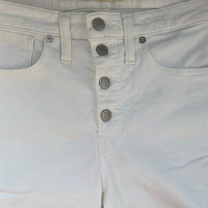 Madewell white jeans